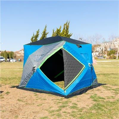 Vættað heitt tjald